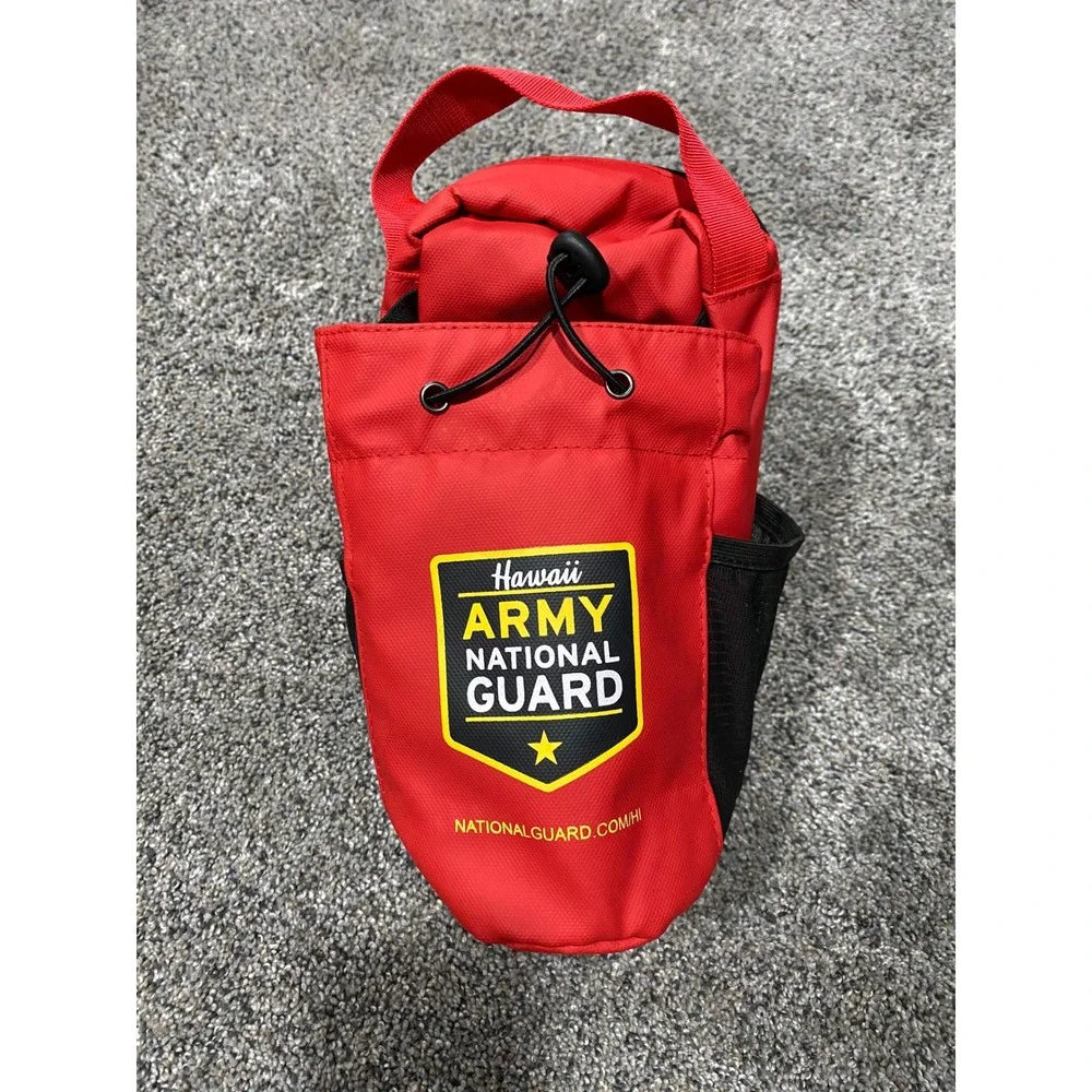Hawaii Army National Guard Cooler Bag Unisex OS Red Excellent Insulated Pouch